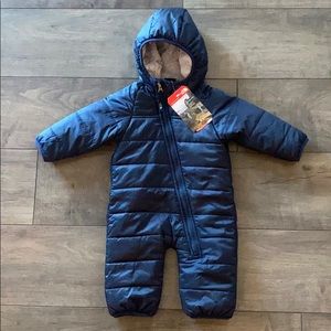 The North Face Infant Bunting NAVY SIZE 3-6M NWT